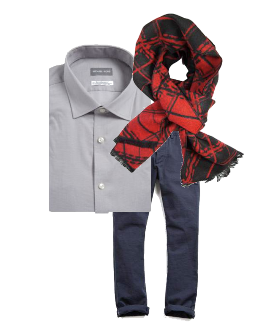 Bright Winter man outfit
