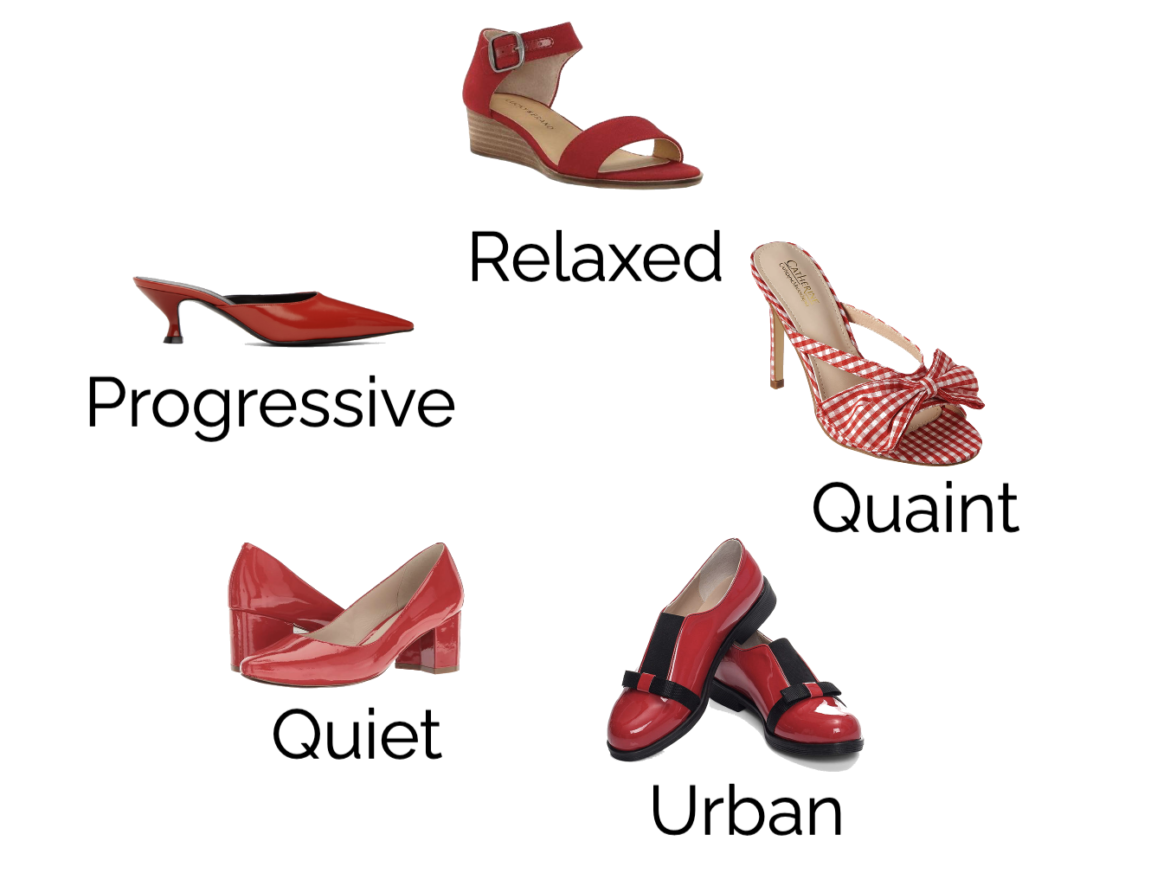 Red shoes for the Nordic style types