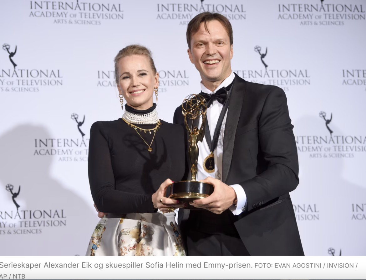 Sofia Helin at the 2021 Emmy Awards