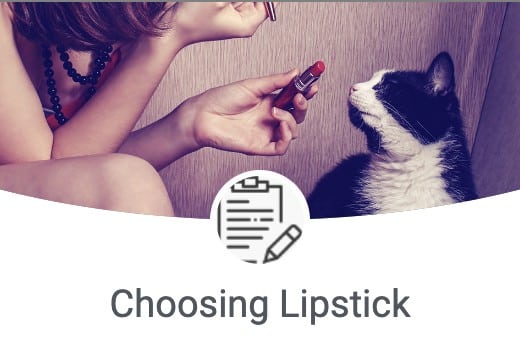 Choosing Lipstick