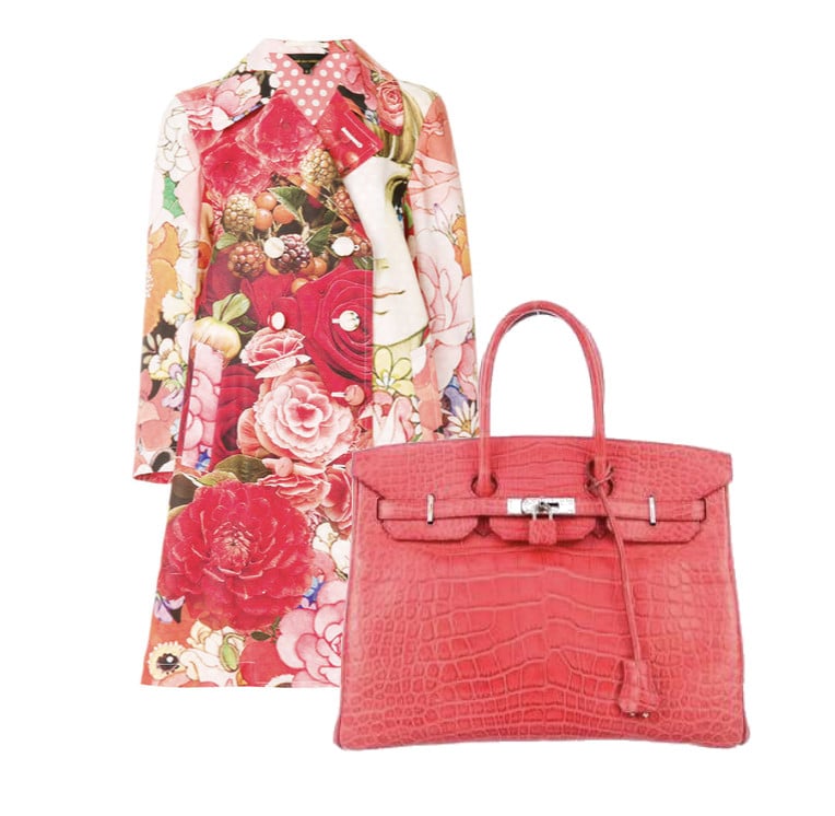 Light Spring coat and handbag